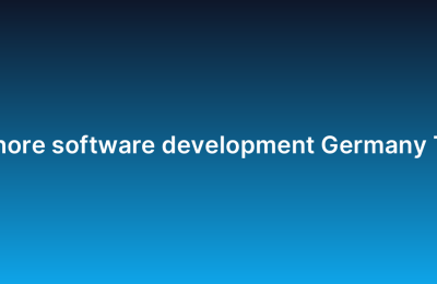 Nearshore software development Germany Turkey