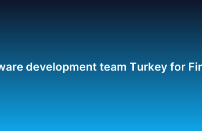 Software development team Turkey for Fintech
