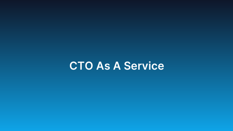 CTO As A Service
