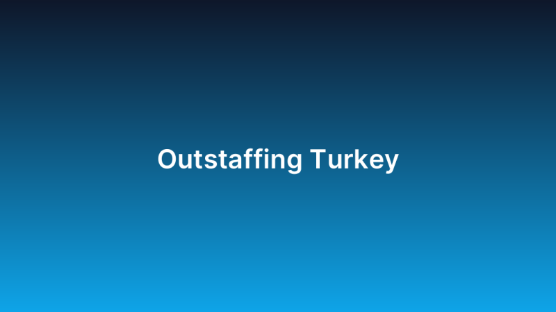 Outstaffing Turkey