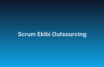 Scrum Ekibi Outsourcing
