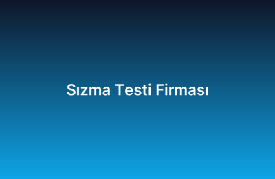 Sızma Testi Firması