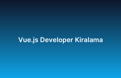 Vue.js Developer Kiralama