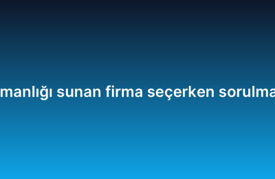 Bulut bilişim danışmanlığı sunan firma seçerken sorulması gereken sorular