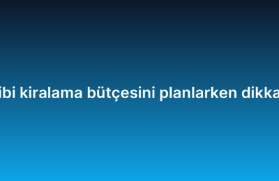 Proje bazlı yazılım ekibi kiralama bütçesini planlarken dikkat edilmesi gerekenler